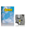 123inkt huismerk vervangt Brother HSe-221E krimpkous tape zwart op wit 9 mm