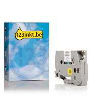 123inkt huismerk vervangt Brother HSe-231 krimpkous tape zwart op wit 12 mm HSE231C 088887