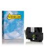 123inkt huismerk vervangt Brother HSe-251E krimpkous tape zwart op wit 21 mm