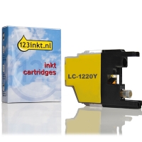 123inkt huismerk vervangt Brother LC-1220Y inktcartridge geel LC1220YC 029077