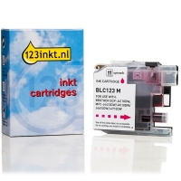 123inkt huismerk vervangt Brother LC-123M inktcartridge magenta