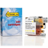 123inkt huismerk vervangt Brother LC-123Y inktcartridge geel LC-123YC 350003