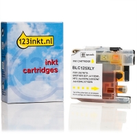 123inkt huismerk vervangt Brother LC-125XLY inktcartridge geel hoge capaciteit