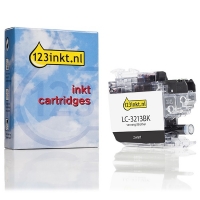 123inkt huismerk vervangt Brother LC-3213BK inktcartridge zwart hoge capaciteit LC3213BKC 028487