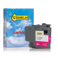 123inkt huismerk vervangt Brother LC-3233M inktcartridge magenta LC3233MC 051207