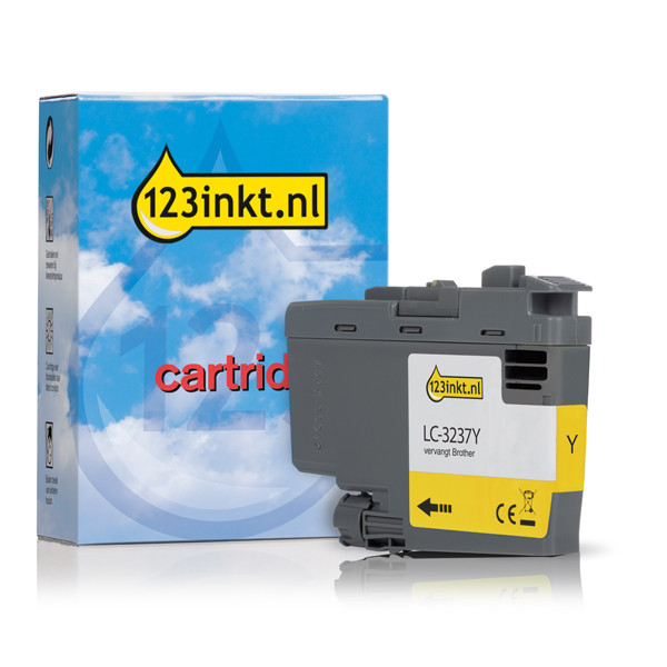 123inkt huismerk vervangt Brother LC-3237Y inktcartridge geel LC3237YC 051217 - 1