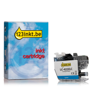 123inkt huismerk vervangt Brother LC-422XLC inktcartridge cyaan hoge capaciteit LC-422XLCC 051315