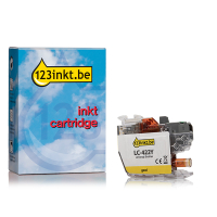 123inkt huismerk vervangt Brother LC-422Y inktcartridge geel LC-422YC 051311