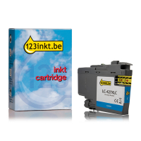 123inkt huismerk vervangt Brother LC-427XLC inktcartridge cyaan hoge capaciteit LC427XLCC 051345