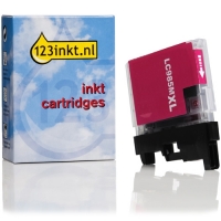 123inkt huismerk vervangt Brother LC-985M XL inktcartridge magenta hoge capaciteit