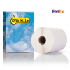 123inkt huismerk vervangt Brother RD-S02E1 voorgestanste FedEx labels 102 mm x 152 mm 653289 - 1