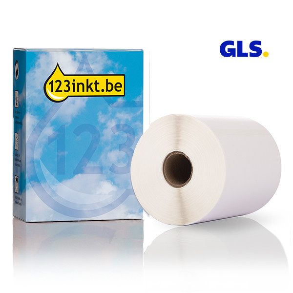 123inkt huismerk vervangt Brother RD-S02E1 voorgestanste GLS labels 102 mm x 152 mm 653229 - 1