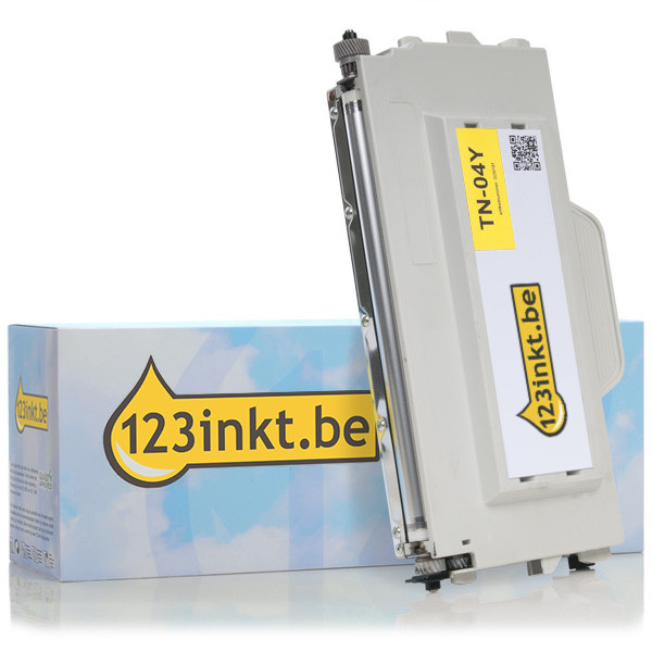 123inkt huismerk vervangt Brother TN-04Y toner geel TN04YC 029791 - 1