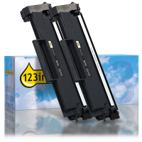 123inkt huismerk vervangt Brother TN-1150 toner zwart dubbelpak 183152