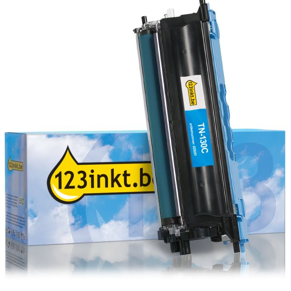 123inkt huismerk vervangt Brother TN-130C toner cyaan TN130CC 029251 - 1