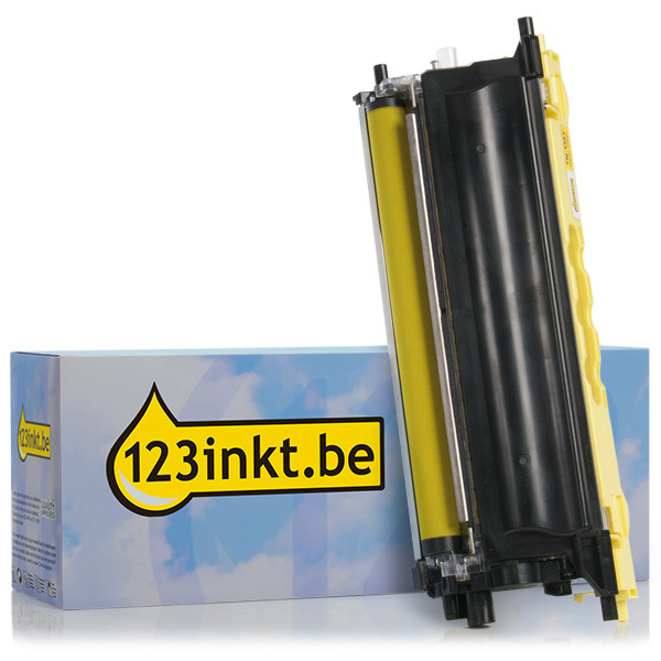 123inkt huismerk vervangt Brother TN-130Y/TN-135Y toner geel hoge capaciteit TN130YC TN135YC 029281 - 1