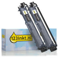 123inkt huismerk vervangt Brother TN-242BK toner zwart duopack