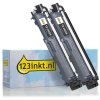 123inkt huismerk vervangt Brother TN-242BK toner zwart duopack 010075 - 1