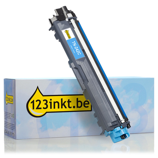 123inkt huismerk vervangt Brother TN-242C toner cyaan TN242CC 051063 - 1