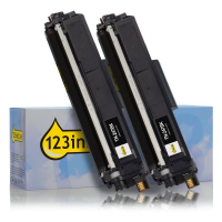 123inkt huismerk vervangt Brother TN-247BK toner zwart dubbelpak TN247BKTWINC 051329