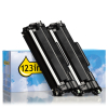 123inkt huismerk vervangt Brother TN-2510XXL toner zwart hoge capaciteit dubbelpak 160732 - 1