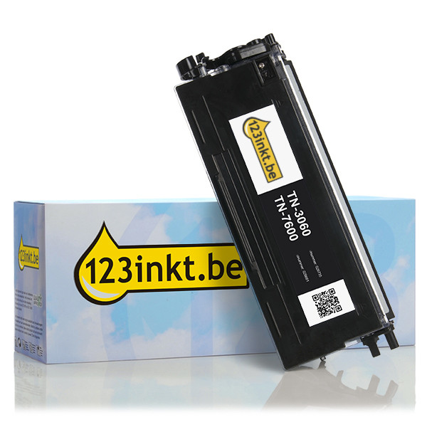 123inkt huismerk vervangt Brother TN-3060 toner zwart hoge capaciteit TN3060C 029735 - 1