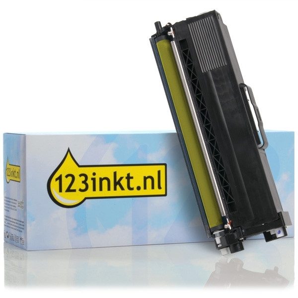 123inkt huismerk vervangt Brother TN-320Y toner geel TN320YC 029193 - 1