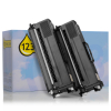 123inkt huismerk vervangt Brother TN-329BK toner zwart dubbelpak 132183 - 1