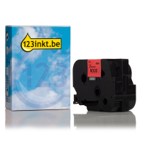 123inkt huismerk vervangt Brother TZe-461 tape zwart op rood 36 mm TZe461C 080477