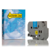 123inkt huismerk vervangt Brother TZe-555 tape wit op blauw 24 mm 080487 - 1