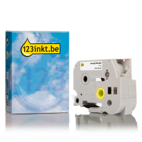 123inkt huismerk vervangt Brother TZe-N251 tape zwart op wit 24 mm