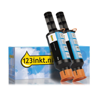 123inkt huismerk vervangt HP 103A (W1103AD) toner zwart duopack 054295