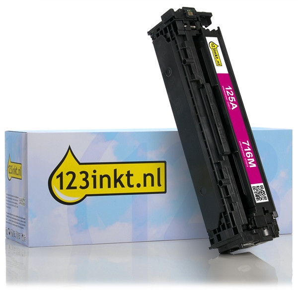 123inkt huismerk vervangt HP 125A (CB543A) toner magenta CB543AC 039811 - 1