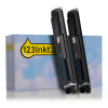 123inkt huismerk vervangt HP 126A (CE310AD) toner zwart dubbelpak