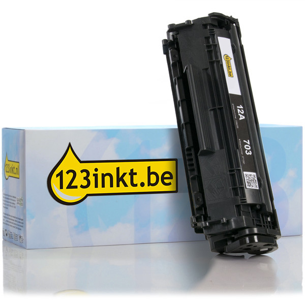 123inkt huismerk vervangt HP 12A (Q2612A) toner zwart hoge capaciteit Q2612AC 055139 - 1