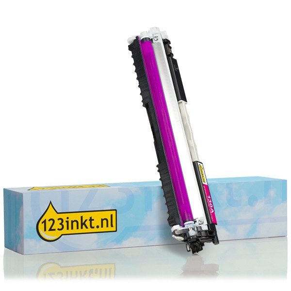 123inkt huismerk vervangt HP 130A (CF353A) toner magenta CF353AC 054757 - 1