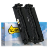 123inkt huismerk vervangt HP 131X (CF210XD) toner zwart hoge capaciteit dubbelpack 132197 - 1