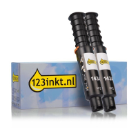 123inkt huismerk vervangt HP 143A (W1143AD) toner zwart duopack 093243