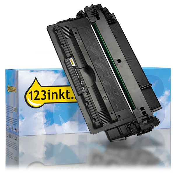 123inkt huismerk vervangt HP 14X (CF214X) toner zwart hoge capaciteit 054667 - 1