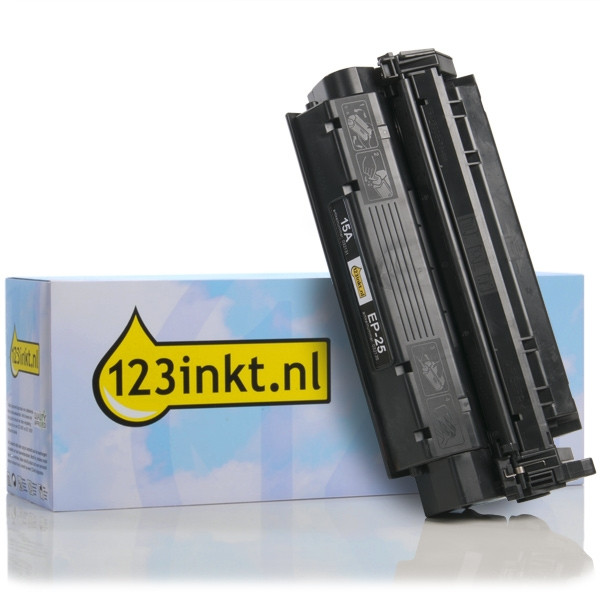 123inkt huismerk vervangt HP 15A (C7115A/EP-25) toner zwart C7115AC 032131 - 1