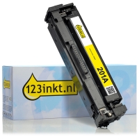 123inkt huismerk vervangt HP 201A (CF402A) toner geel