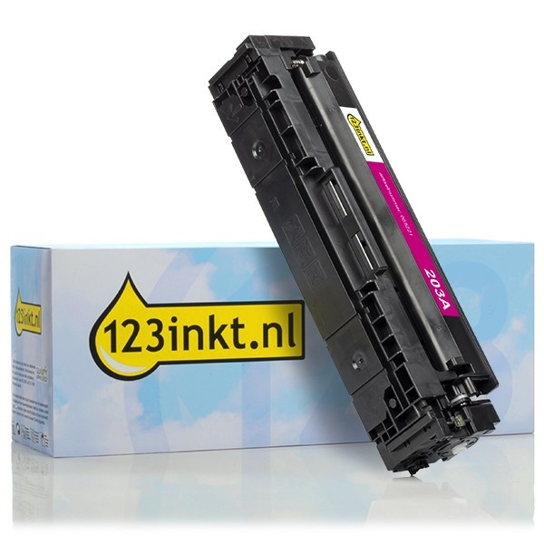 123inkt huismerk vervangt HP 203A (CF543A) toner magenta CF543AC 055221 - 1