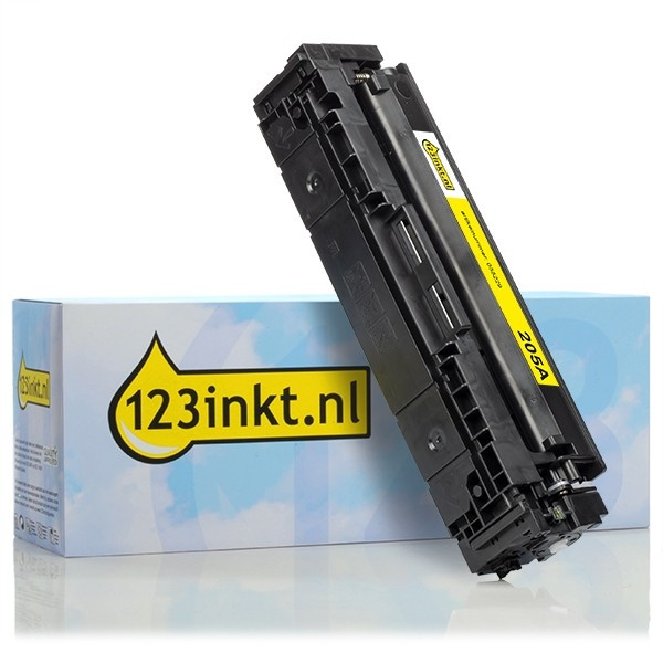 123inkt huismerk vervangt HP 205A (CF532A) toner geel CF532AC 055229 - 1