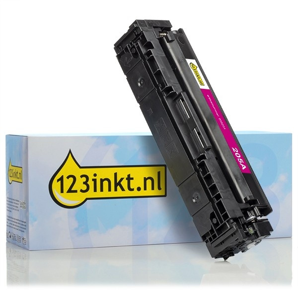 123inkt huismerk vervangt HP 205A (CF533A) toner magenta CF533AC 055231 - 1