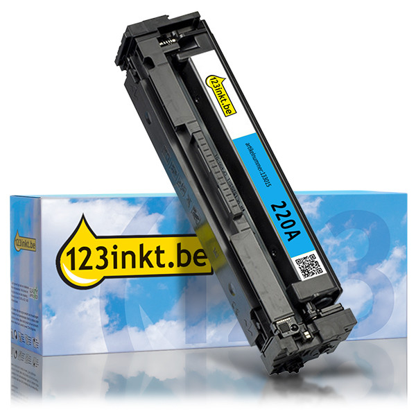 123inkt huismerk vervangt HP 220A (W2201A) toner cyaan 133015 - 1
