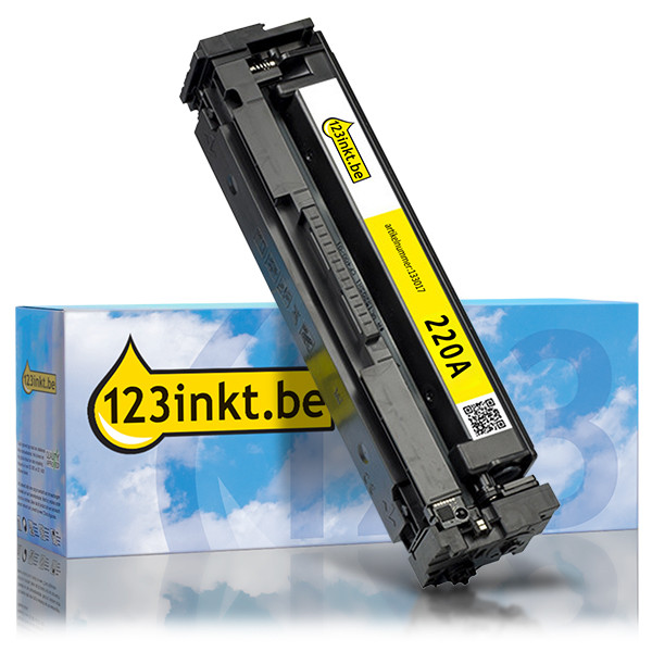 123inkt huismerk vervangt HP 220A (W2202A) toner geel 133017 - 1