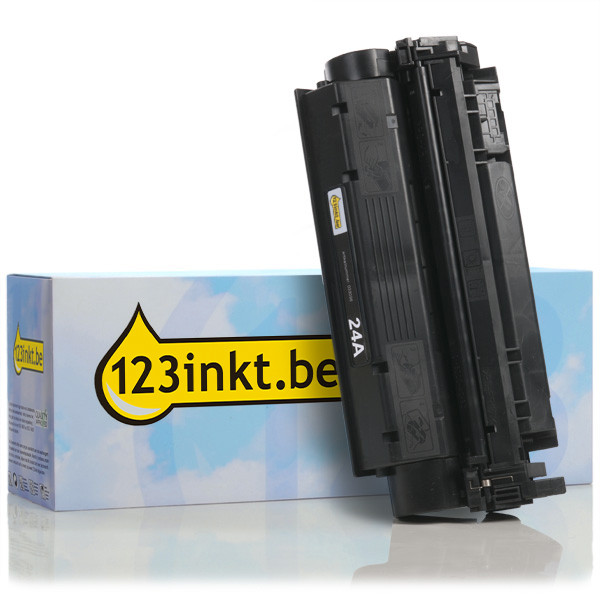 123inkt huismerk vervangt HP 24A (Q2624A) toner zwart Q2624AC 033095 - 1