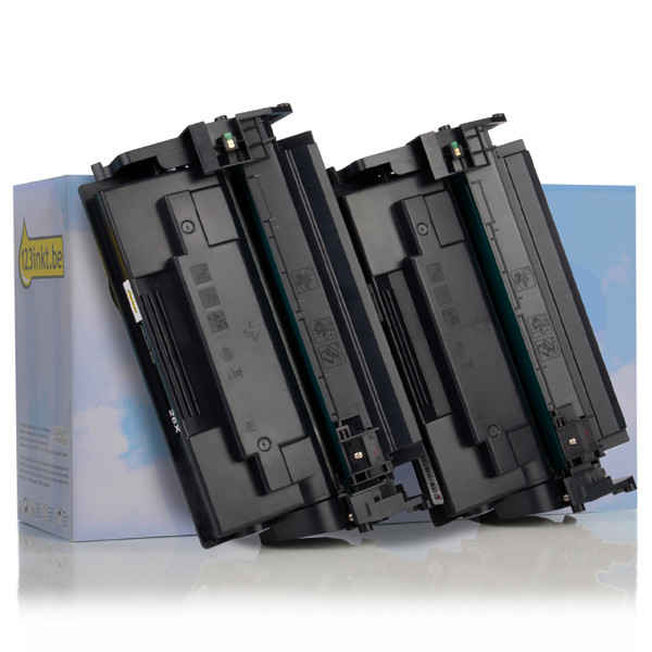 123inkt huismerk vervangt HP 26X (CF226XD) toner zwart dubbelpak hoge capaciteit CF226XDC 132178 - 1