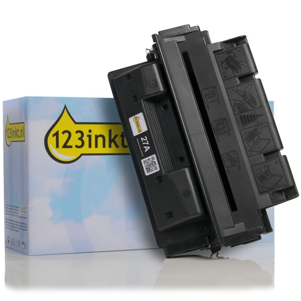 123inkt huismerk vervangt HP 27A (C4127A/EP-52) toner zwart standaard capaciteit C4127AC 032126 - 1