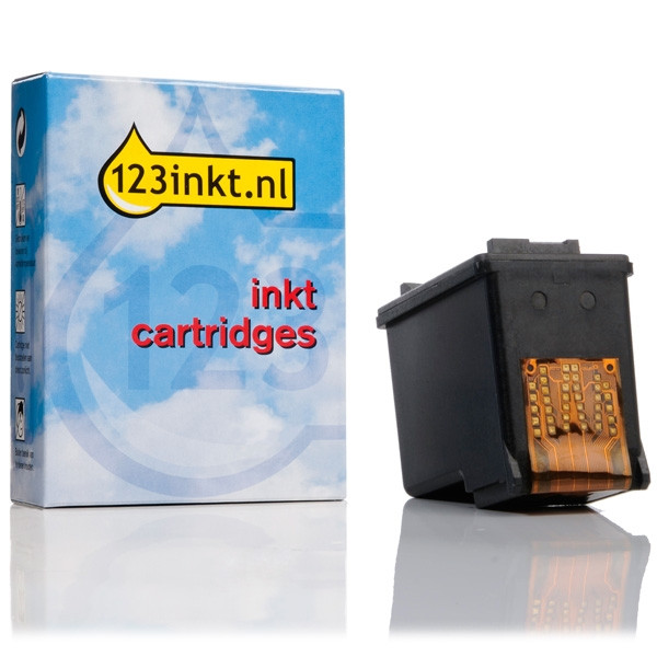 123inkt huismerk vervangt HP 27 (C8727AE) inktcartridge zwart C8727AEC 031281 - 1